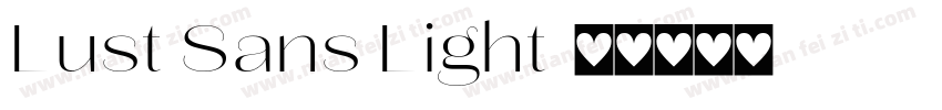 Lust Sans Light字体转换